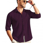 Men's Casual Button Down Shirts Long Sleeve Linen Shirt