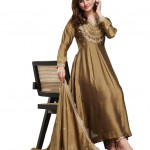 Women’s Silk Embroidery Kurta Pant with Dupatta