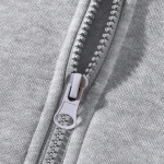 Half Zipper Solid Hoodie for Men
