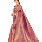 Raw Silk Saree with Unstitched Blouse Piece