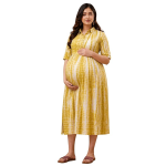 Women’s Cotton Maternity & Breastfeeding Kurti with Front Zip